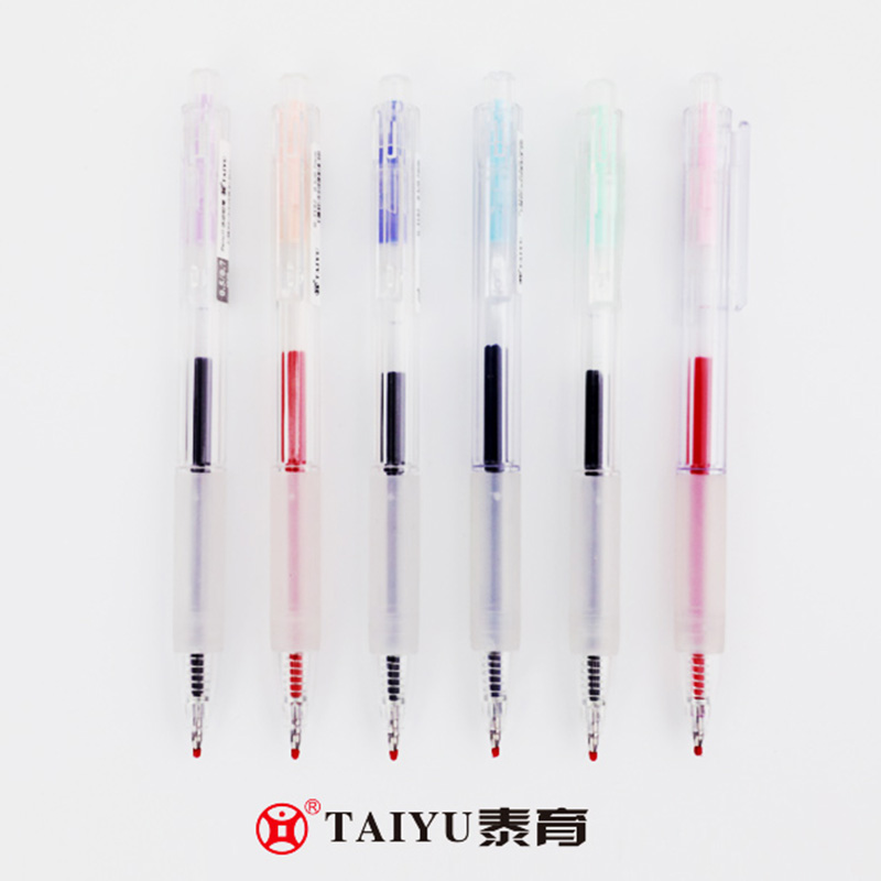 Oppilaan geelikynä korkilla ja Macaron Color Design Gel Pen 3192