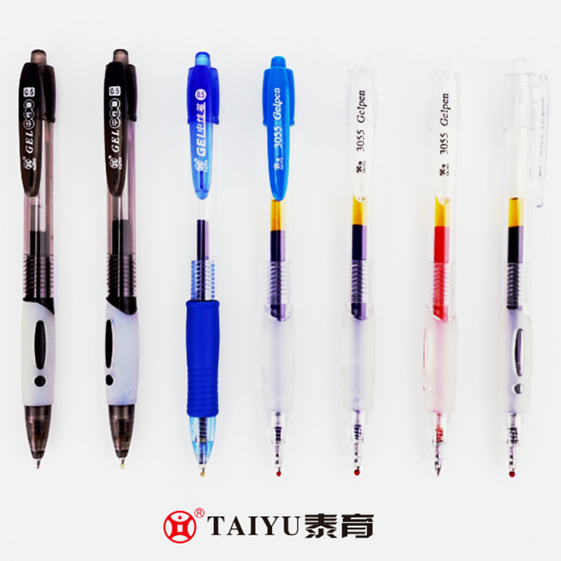 Toimistokäyttöön puristusgeelikynä Simple Style Costomized Color Gel Pen 3055
